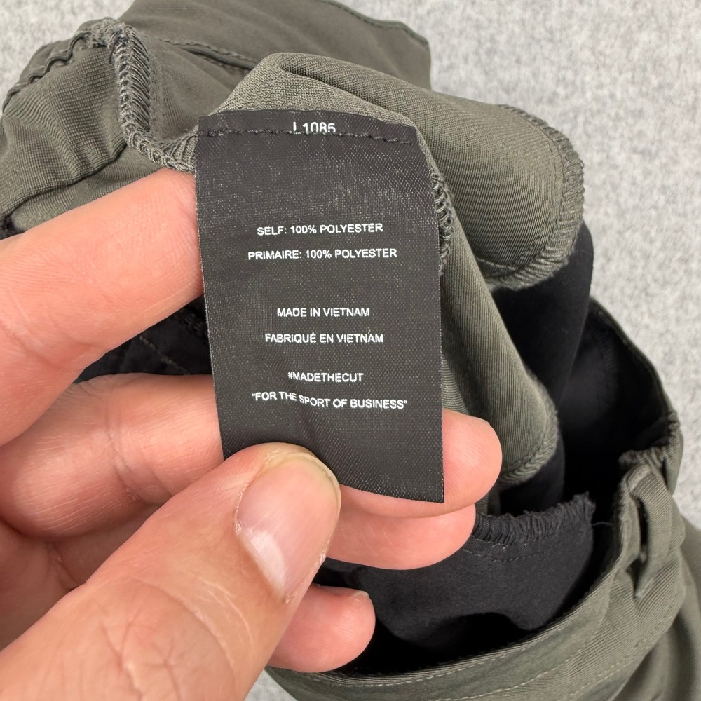 Cuts Clothing‎ Jogger Mens Medium Olive Green AO Performance Stretch Golf Pants - Picture 8 of 13